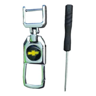 Llavero para carro con logo de la marca