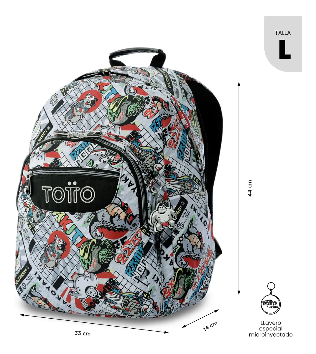 Morral Totto Acuarela 20 Lt - Imagen 3