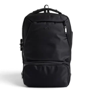 Morral Vélez Nolan De Lona Y Cuero Para Hombre Estilo U Color Negro