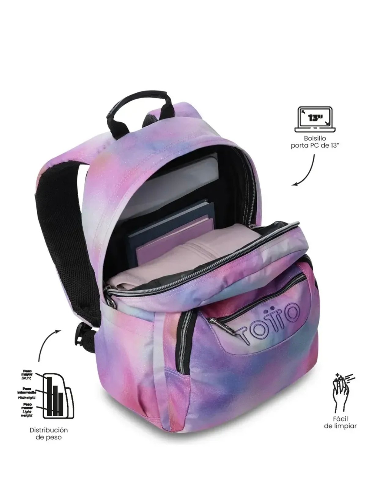 Maleta Totto Gommas Glitter - Imagen 4