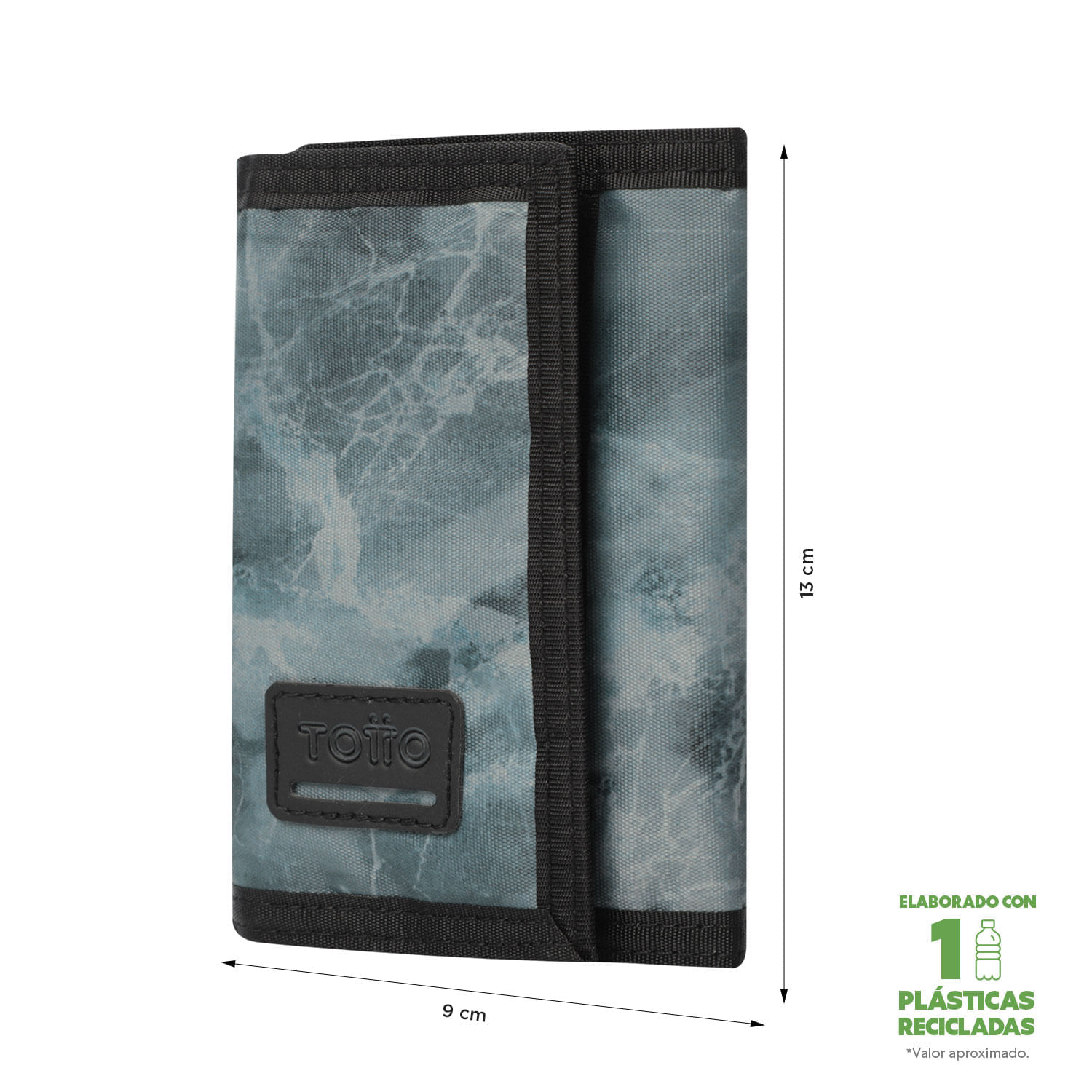 Billetera Tojal con RFID Blocker Gris