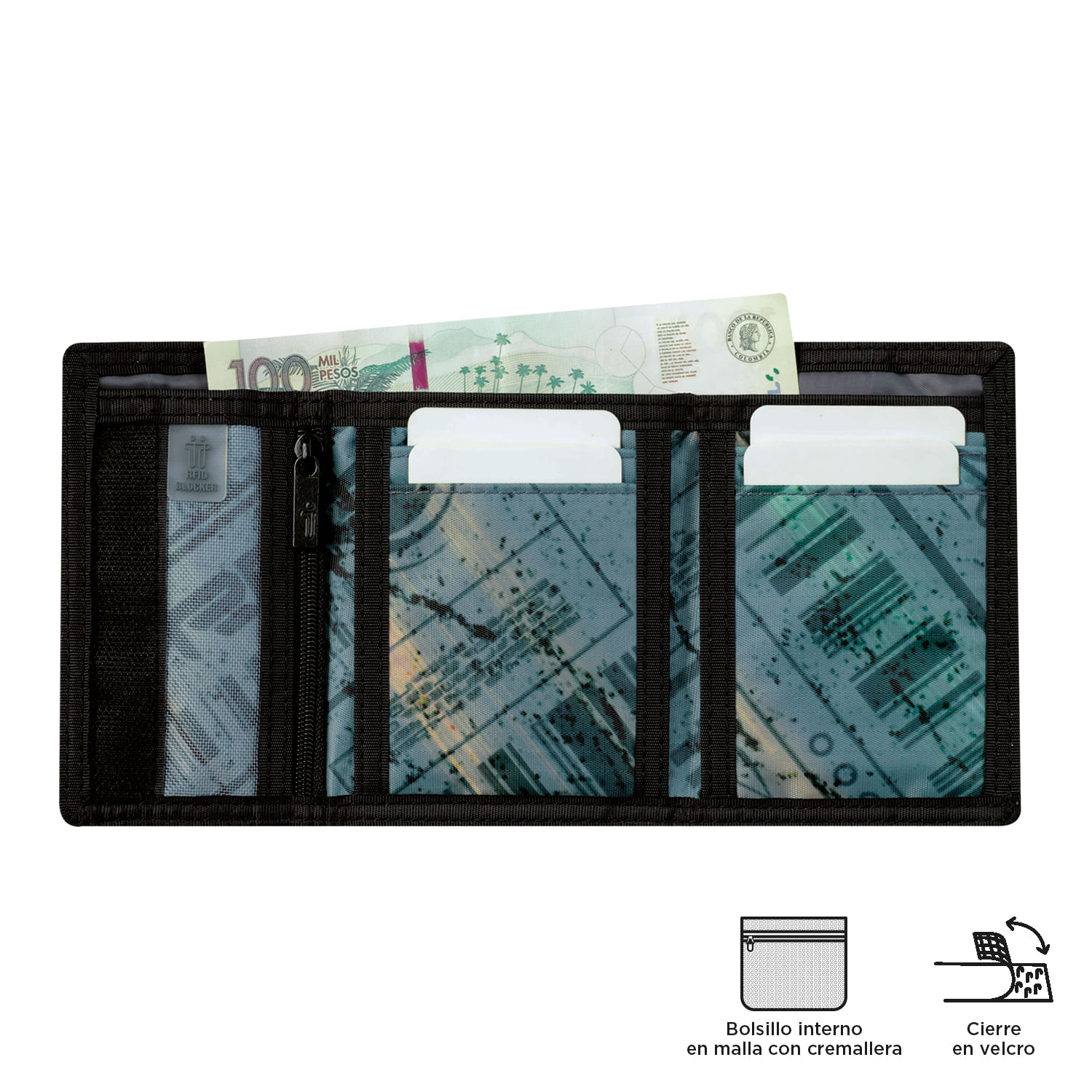 Billetera Totto Tojal con RFID Mediana - Imagen 4