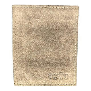 Cartera de cuero color café